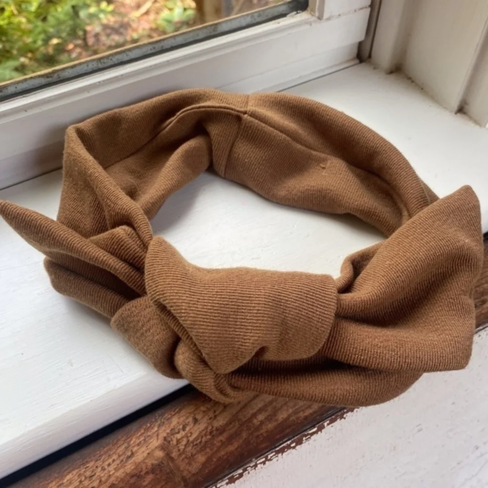 NWOT Anthropologie Knotted Brown Headband